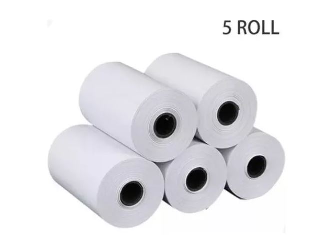 5 ROLLOS DE MINI IMPRESORA